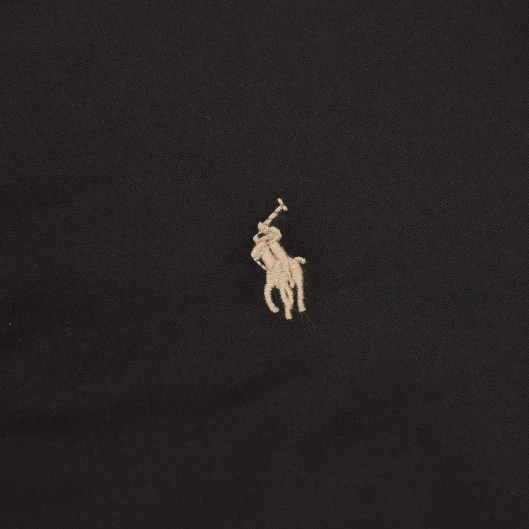 🅿️620 Ralph Lauren/Ralph Lauren R25 classic unisex old cadre zipper jacket, the same style as Yi Mengling. Item number: RL12168. Recommended by many fashion bloggers. The Harrington jacket's lapel zipper windproof design perfectly blends casual style and street trend elements, making it very suitable for neutral wear. The fabric texture of the jacket is excellent and comfortable to wear. It is a very versatile and trendy jacket. Original development, 100% pure cotton fabric, exquisite embroidery, evergreen style for all seasons, feel free to buy it, retro will never go out of style!  Size: S-XL
